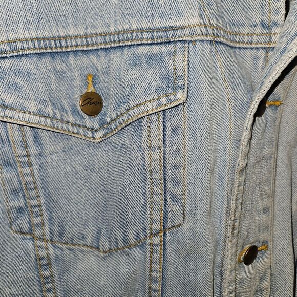 Vintage Chazzz Jean Jacket Size Large - Picture 3 of 4